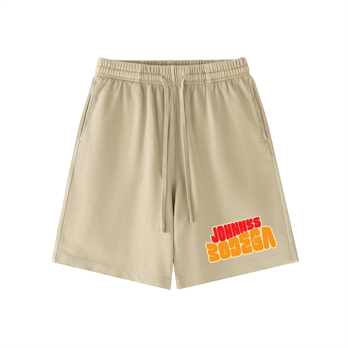 VINTAGE WASH COTTON SHORTS
