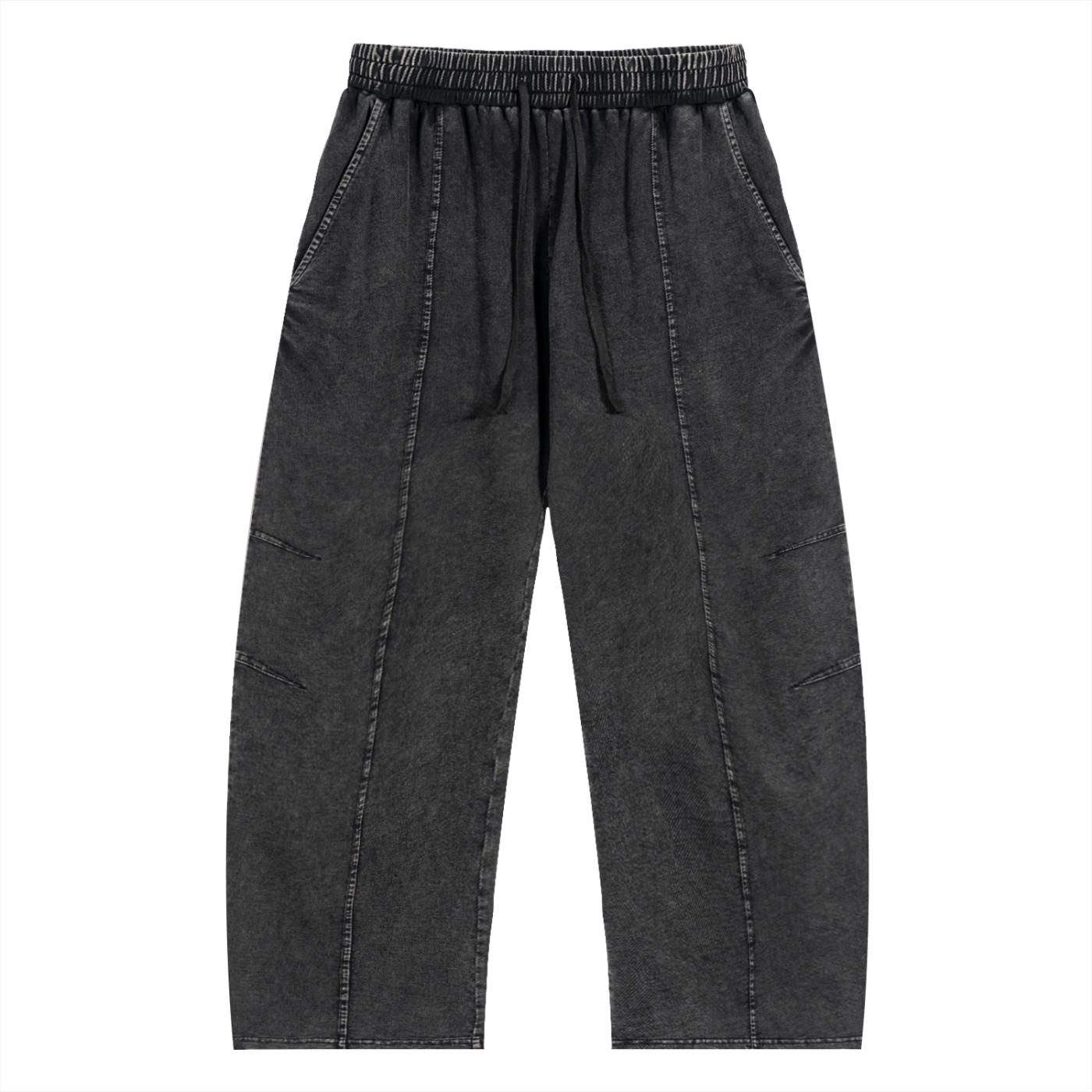 DRAWSTRING COTTON PANTS